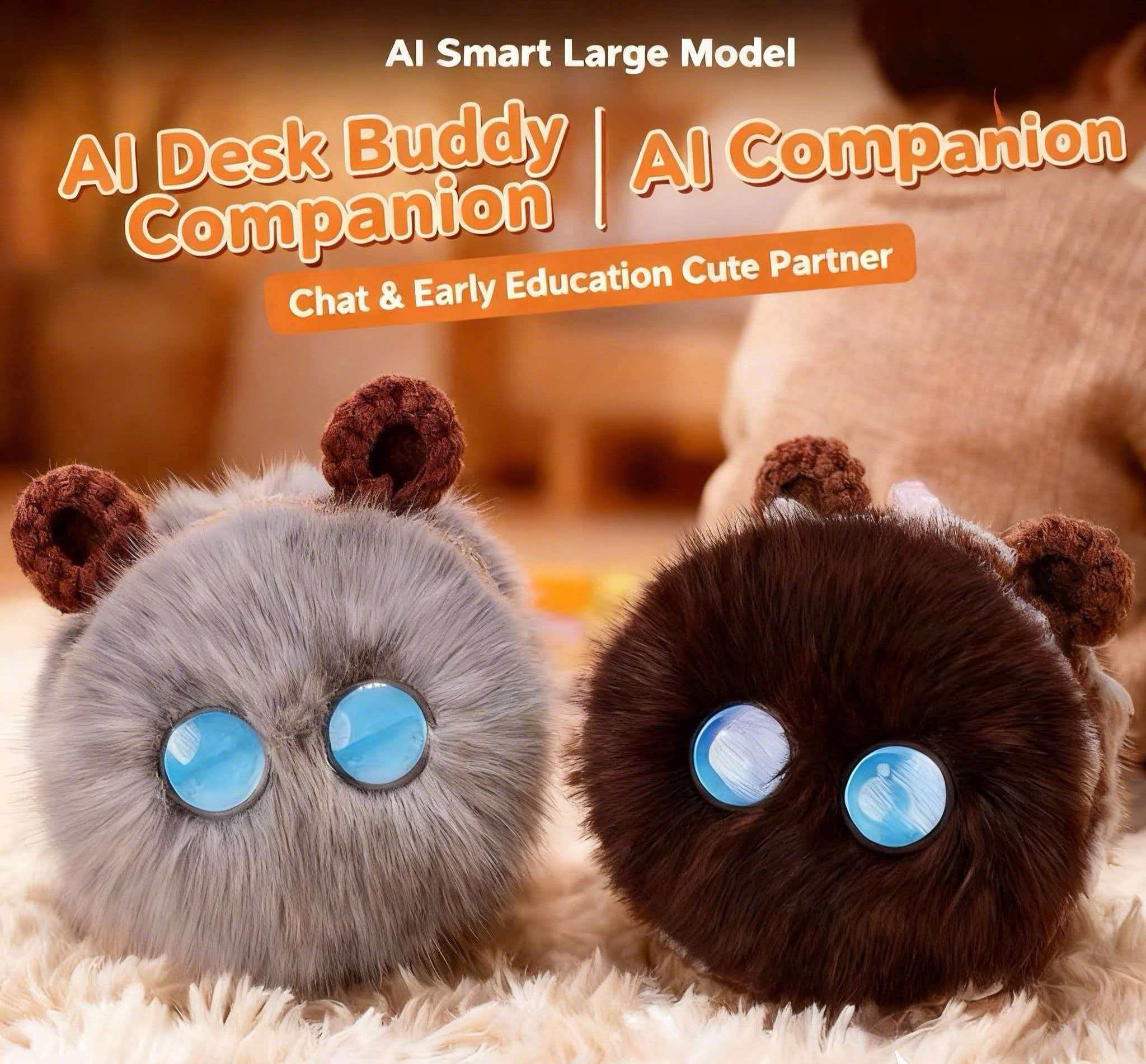 AI Smart Accompanying Robot Emotional Plush Toy Smart Voice Doll Children Sleep Accompanying Elect