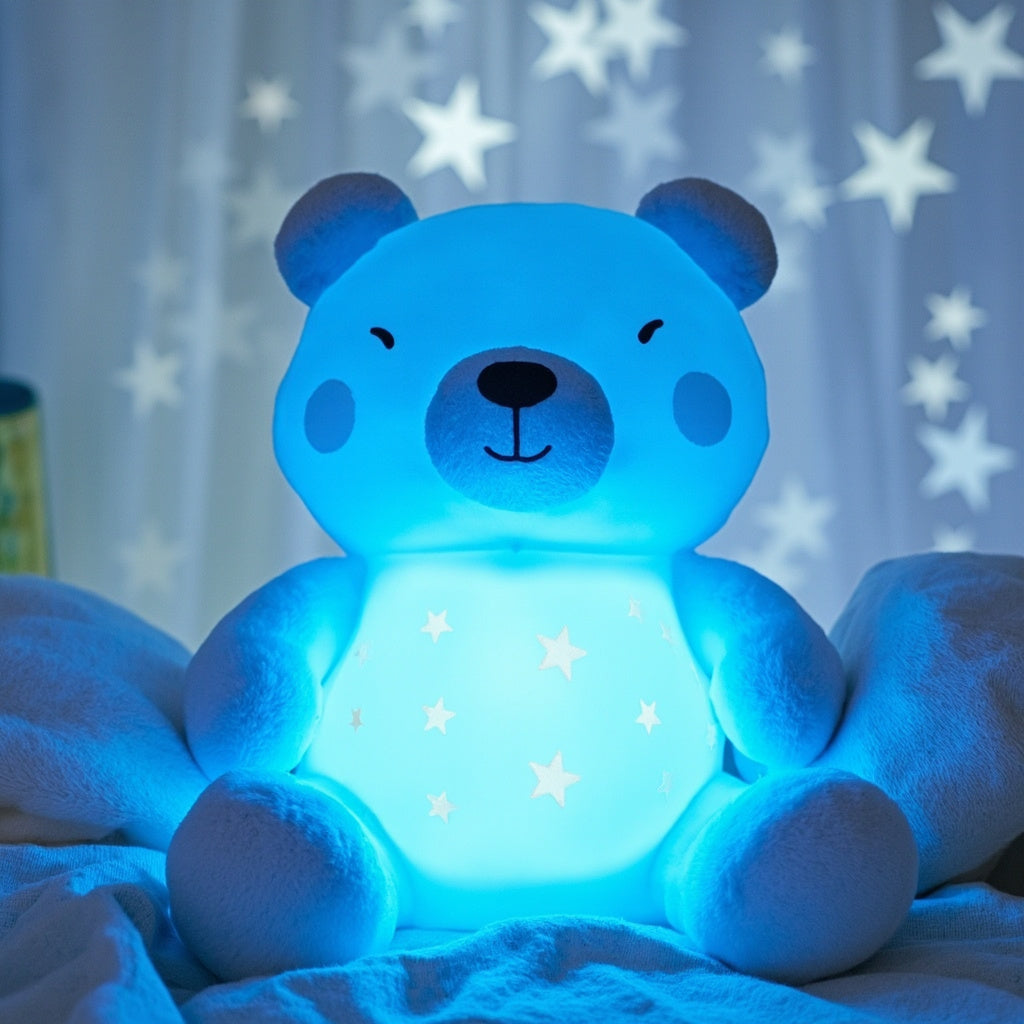 Sleep Guardian Bear - AI Night Light Companion - AI Smart Toy by botneva
