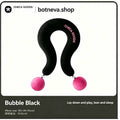 Bubble U-Shape Travel Neck Pillow with Phone Pillow Pocket - Memory Foam Comfort