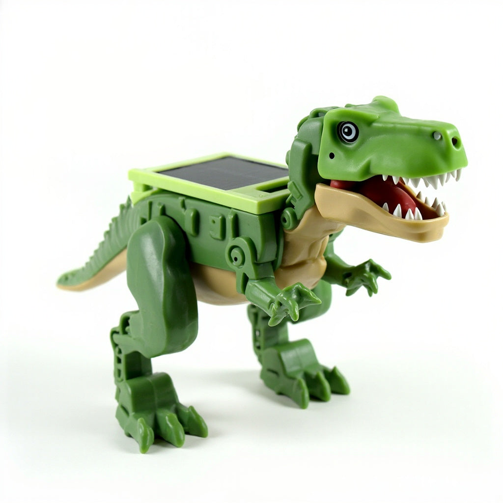Solar Powered Dinosaur Robot - STEM T-Rex Toy, Eco-Friendly Educational Robot Kit