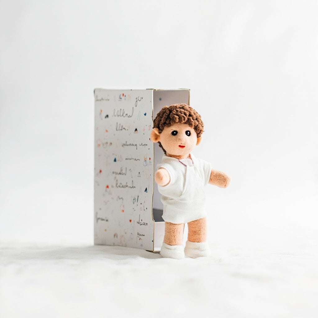 AI Mini Smart Talking Doll - Blind Box Plush Toy with Voice Respons...
