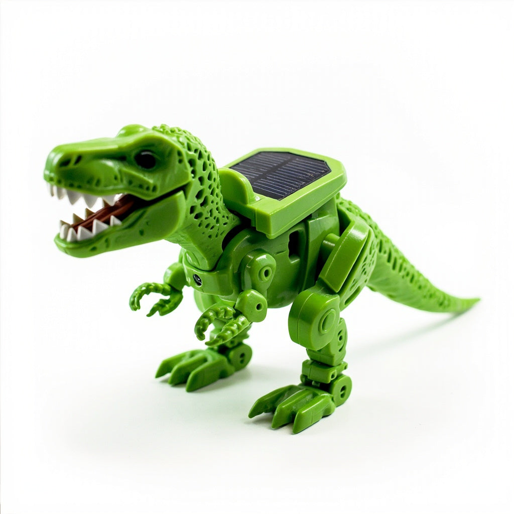Solar Powered Dinosaur Robot - STEM T-Rex Toy, Eco-Friendly Educational Robot Kit