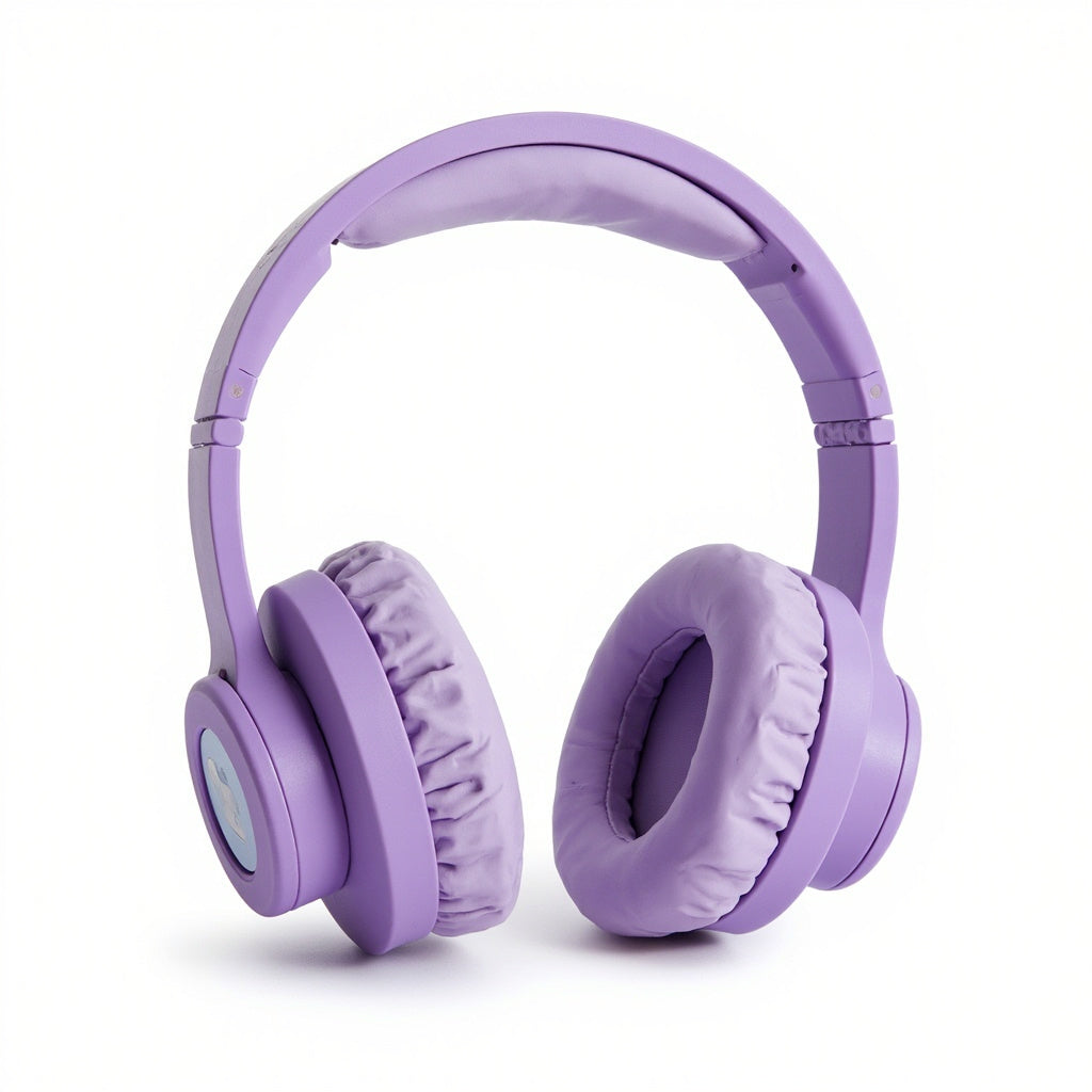 Kids Bluetooth Headphones - Wireless On-Ear with Volume Limiting, Educational Entertainment