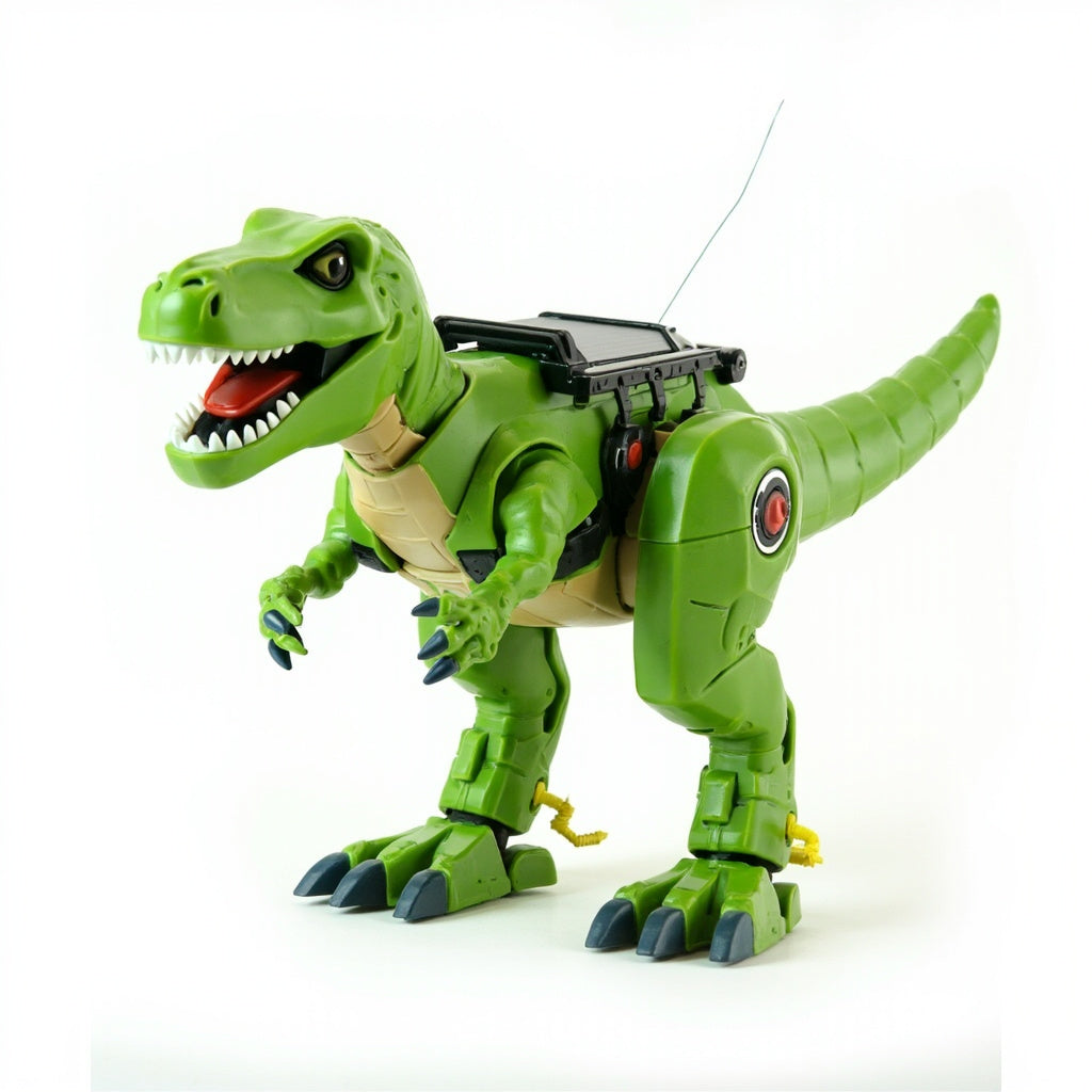 Solar Powered Dinosaur Robot - STEM T-Rex Toy, Eco-Friendly Educational Robot Kit