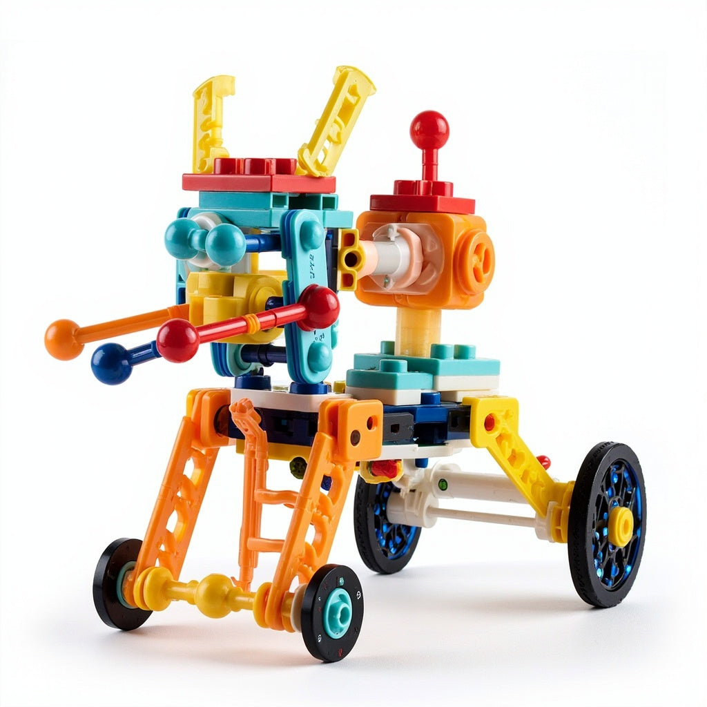 STEM Programming Building Blocks - Robotics Kit with LEGO-Compatible Pieces for Kids