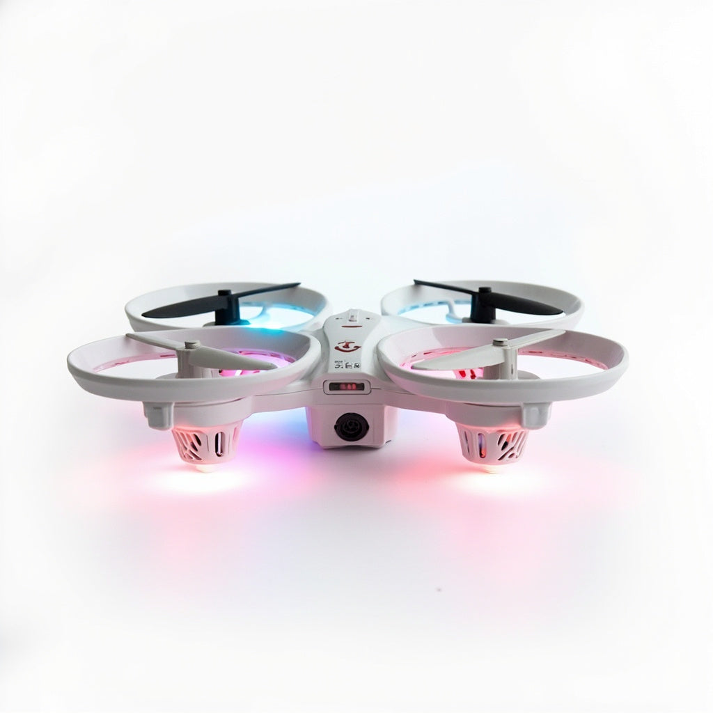 Smart Mini Drone for Kids - Quadcopter with LED Lights, Easy Control for Beginners
